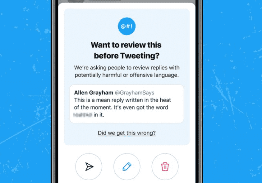 Twitter pedirá a sus usuarios que revisen sus respuestas "poco amigables" antes de que se publiquen
