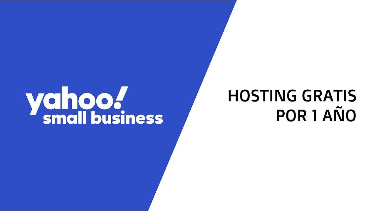 Yahoo Small Business ofrece hosting y dominio gratis por 1 año